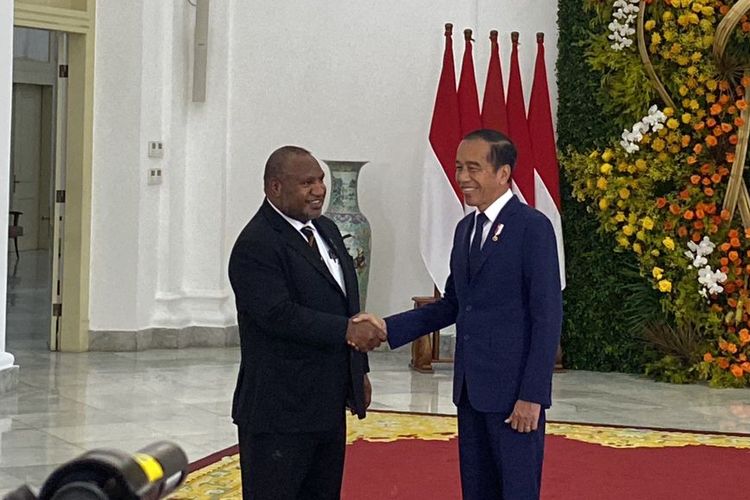 Jokowi krijgt bezoek van Premier van Papoea-Nieuw-Guinea